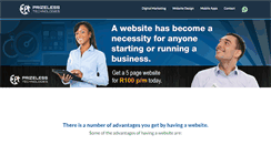 Desktop Screenshot of prizeless.net